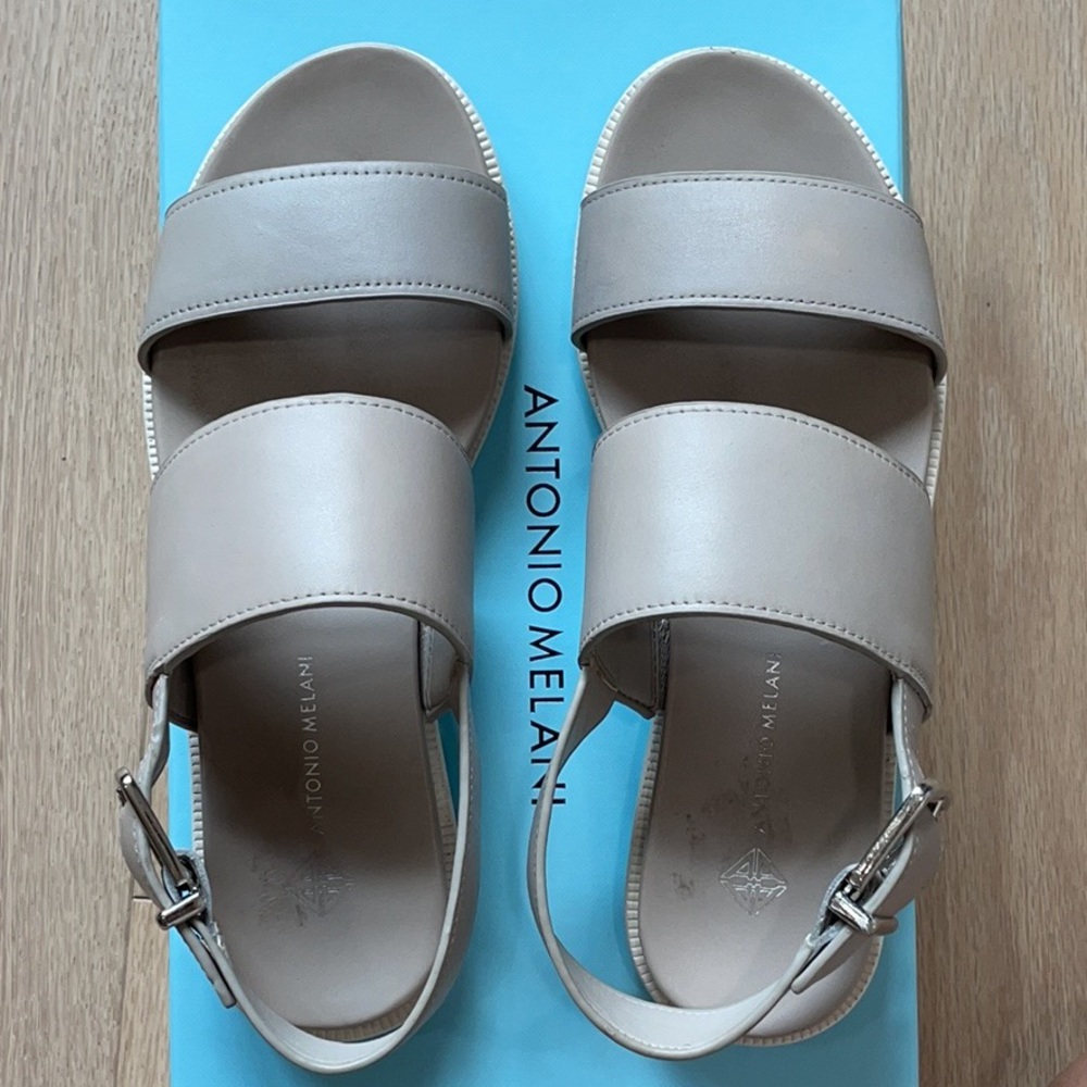 Antonio Melani Gray-Neutral Sandals+6+Low platform